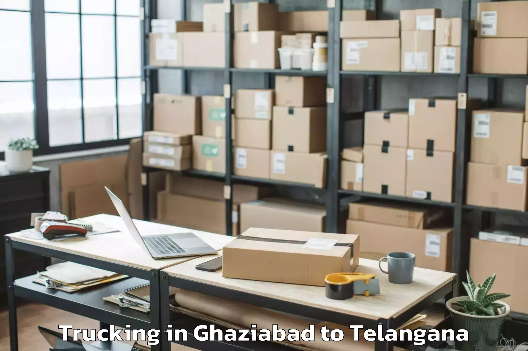 Book Ghaziabad to Mahbubabad Trucking Online